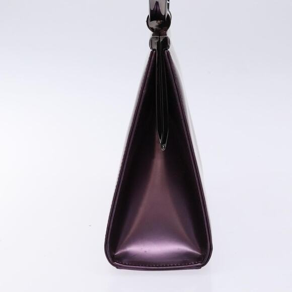 DIOR Hand Bag Patent Leather Purple - Picture 4 of 12